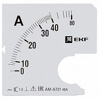 Шкала сменная для A721 80/5А-1,5 |  код. s-a721-80 |  EKF